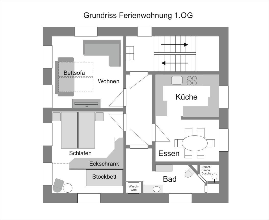 Ferienwohnungen Im Fuerstenland Госсау Экстерьер фото